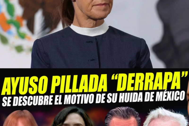 MAR EN SHOCK: EL PLAN PARA CONVERTIR A AYUSO EN ESTRELLA INTERNACIONAL TERMINA EN RIDÍCULO.HH
