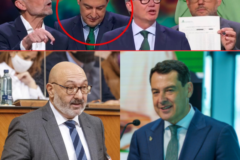 Explosión en el Parlamento andaluz: duros ataques contra Juanma Moreno Bonilla sacan a la luz la crisis sanitaria y de vivienda.HH