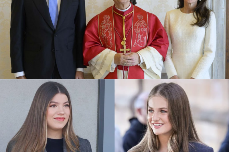 Felipe VI abre las puertas de la Corona al Papa León XIV: Leonor y Sofía protagonizarán el momento más histórico de la nueva era real.HH