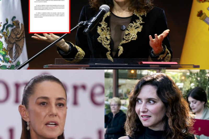 El silencio de Ayuso sobre México llevaba días alimentando rumores, críticas y todo tipo de especulaciones. Pero cuando finalmente decidió hablar, sus declaraciones provocaron una nueva explosión política y mediática que volvió a dividir por completo a las redes sociales. Cada palabra fue analizada al detalle y el debate tomó un tono todavía más incómodo. Pero ahora hay una pregunta que muchos no dejan de hacerse: ¿qué intentó ocultar Ayuso hasta este momento?