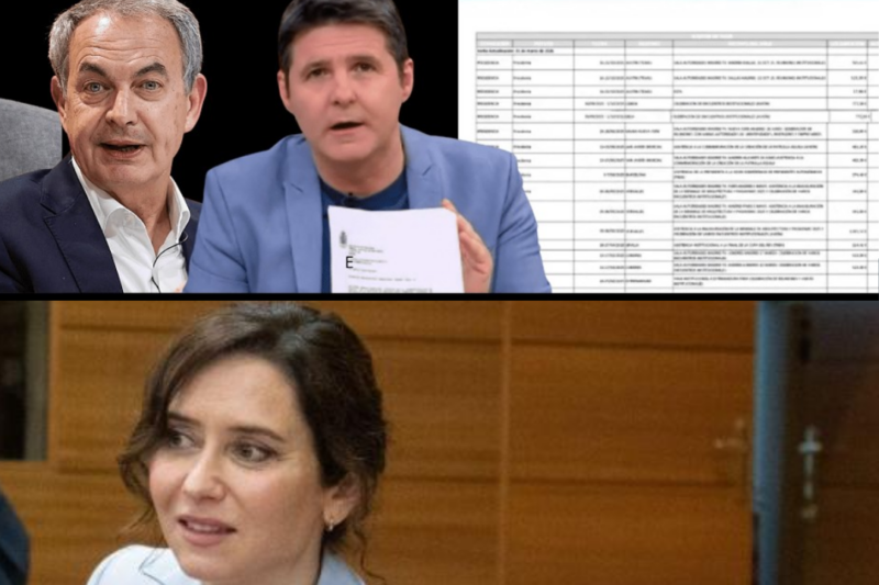 “Ayuso Contraataca y el Caso Estalla”: Acusan a la Presidenta Madrileña de Ocultar Información Mientras el Nombre de Zapatero Sacude la Política Española.