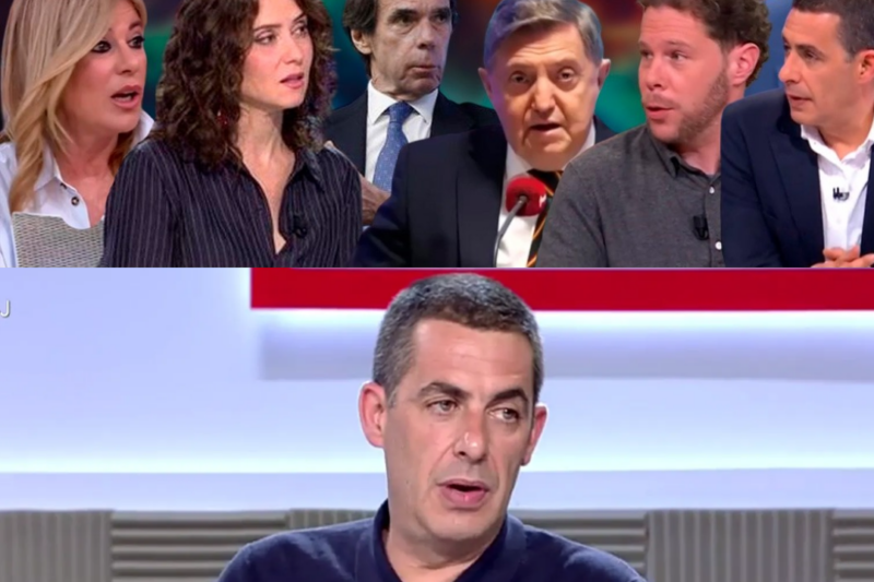 NARANJO DINAMITA EL “BLINDAJE MEDIÁTICO” DE AYUSO Y AZNAR: ESTALLA LA GUERRA CONTRA TELEMADRID Y LOS ALTAVOCES DEL PODER.