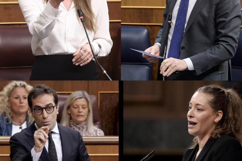 No fue un simple intercambio casual. Fue el momento en que todo cambió.  En segundos, la tensión aumentó… y el debate dio un giro inesperado.  Carlos Cuerpo interrumpió abruptamente a Ester Muñoz y se centró en la postura del PP sobre vivienda.  ¿Fue una reacción espontánea o una estrategia para ocultar algo más profundo?