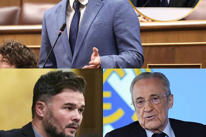 Una sola frase bastó para convertir la rueda de prensa de Florentino Pérez en un fenómeno político y viral. Gabriel Rufián resumió el momento con ironía, y las redes hicieron el resto: sorpresa, burlas, debate y una pregunta incómoda sobre la mesa. ¿Fue una comparecencia institucional… o una escena imposible de escribir incluso con IA?