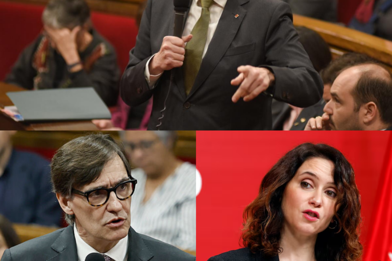 La aparición de Salvador Illa en Estados Unidos y su polémica entrevista con CNN desataron una inesperada ola de comparaciones políticas. Las redes sociales se inundaron de mensajes que vinculaban su viaje internacional con las recientes controversias en torno a Ayuso, lo que provocó una nueva confrontación mediática y un debate cada vez más acalorado sobre su imagen, estrategia y perfil político.