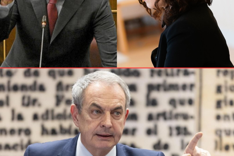 ZAPATERO ROMPE EL SILENCIO: ACORRALA A AYUSO Y BONILLA, FRENA EL ODIO Y LANZA UNA ADVERTENCIA QUE SACUDE A TODA ESPAÑA.