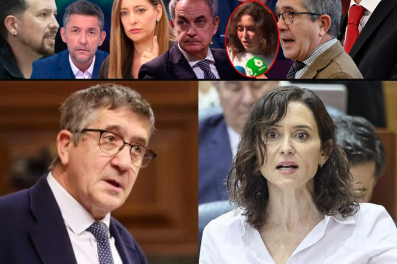 BOMBA POLÍTICA EN MONCLOA: SÁNCHEZ BLINDA A ZAPATERO, AYUSO DISPARA Y PATXI LÓPEZ ESTALLA CONTRA IGLESIAS: “NO NOS VAN A APLASTAR”.HH