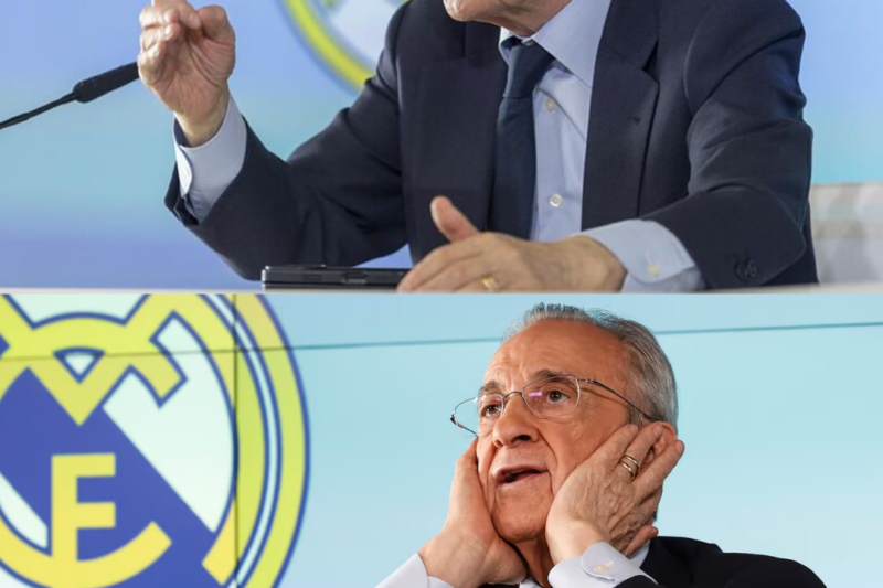 Florentino Pérez PIERDE LOS PAPELES y DESATA una GUERRA contra periodistas en plena crisis del Real Madrid.