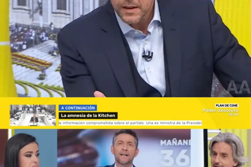 Javier Ruiz estalla en pleno directo y ordena silenciar a Sarah Santaolalla y Mariano Alonso en TVE: el momento que incendia ‘Mañaneros 360’ |BV