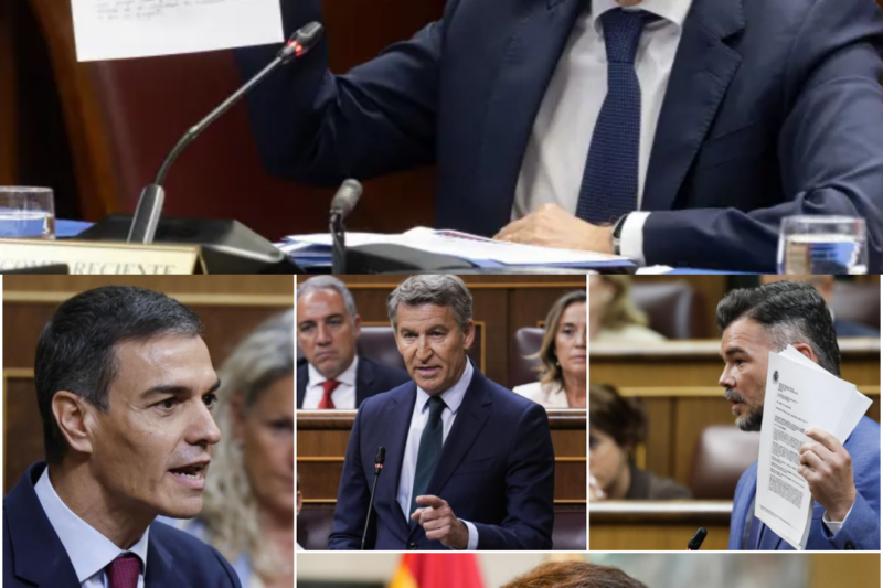 Rufián estalla por la imputación de Zapatero y lanza una frase demoledora que sacude al Congreso: “Si esto es mentira…” |BV