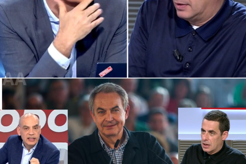 Nacho Abad frena en seco a Antonio Naranjo tras su comentario más polémico sobre las hijas de Zapatero: “Es una hipérbole muy burra” |BV