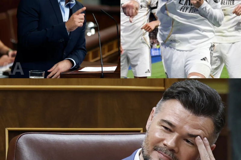 Gabriel Rufián se burla de la crisis del Real Madrid rescatando un gesto viral de Federico Valverde |BV