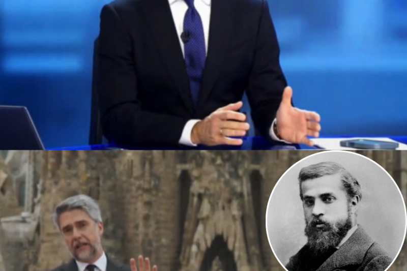 La inesperada imagen de Carlos Franganillo sobre Gaudí desata una ola de emoción en España: el detalle que dejó a miles de espectadores sin palabras